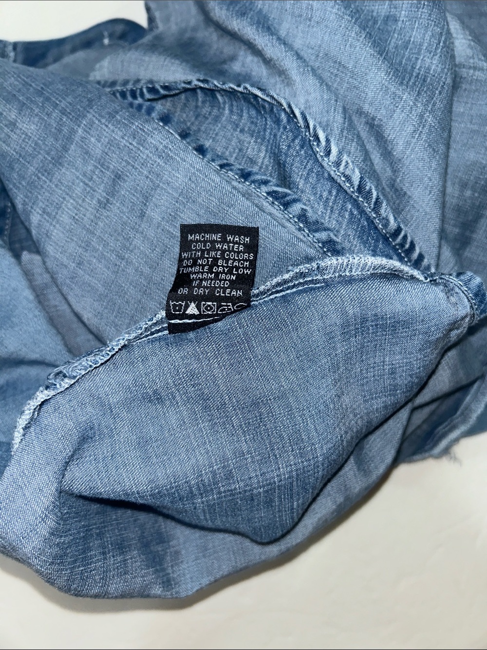 Velvet Heart Blue Denim Button-Front Midi Shirt Dress - Picture 12 of 12